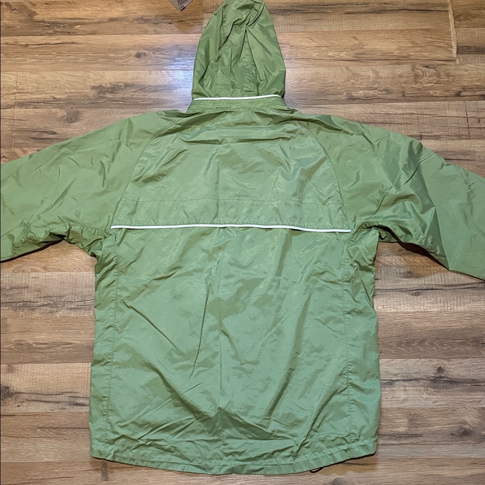 90s Nike Team Solo Swoosh Zip Up Hoodie Windbreaker Jacket - Picture 5 of 7